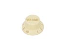 KI-240-V Boston  bell knob, Stallion, ivory, volume, metric, fits 18 coarse knurl (Alpha) incl. Japan