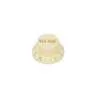 KI-240-V Boston  bell knob, Stallion, ivory, volume, metric, fits 18 coarse knurl (Alpha) incl. Japan