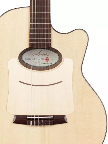 KIANO Kremona Performer Series classic guitar solid spruce and walnut, gloss finish - with Fishman Presys Pro