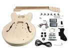 KIT-ES-45 Boston  guitar assembly kit, archtop thinline model, maple body, mahogany set neck, pau ferro fb, 2 x HB pu