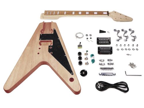 KIT-FV-15 Boston  guitar assembly kit, FV-model, mahogany body, mahogany set neck, pauferro fb, 2 x HB pickup