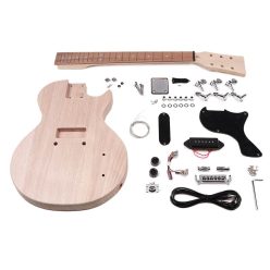   KIT-LPJ-15 Boston  guitar assembly kit, Launcher Pro Jr model. mahogany slab body, mahogany bolt-on neck 1 x P-90