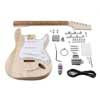 KIT-ST-35 Boston  guitar assembly kit, Stallion model, ash body, maple neck, pauferro fb, S-S-S pickups