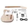 KIT-TE-45 Boston  guitar assembly kit, Teaser model, mahogany body ash veneer, maple neck, pau ferro fb, S-S pickups