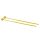 KL-02 Hayman  mallets, pair, tapered plastic shaft, 305 x 7 mm., 21 mm. head, hard yellow plastic