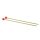 KL-04 Hayman  mallets, pair, plastic shaft, 300 x 6 mm., 20 mm. head, hard red rubber