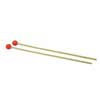 KL-04 Hayman  mallets, pair, plastic shaft, 300 x 6 mm., 20 mm. head, hard red rubber