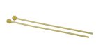 KL-05 Hayman  mallets, pair, plastic shaft, 330 x 6 mm., 20 mm. head, soft yellow rubber