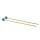 KL-06 Hayman  mallets, pair, plastic shaft, 370 x 7 mm., 31 mm. head, soft blue yarn