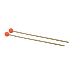   KL-09 Hayman  mallets, pair, plastic shaft, 365 x 5,5 mm., 25 mm. head, hard plastic