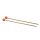 KL-09 Hayman  mallets, pair, plastic shaft, 365 x 5,5 mm., 25 mm. head, hard plastic