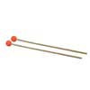 KL-09 Hayman  mallets, pair, plastic shaft, 365 x 5,5 mm., 25 mm. head, hard plastic