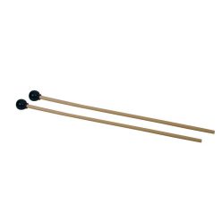   KL-10 Hayman  mallets, pair, plastic shaft, 330 x 5,5 mm., 19 mm. head, hard rubber