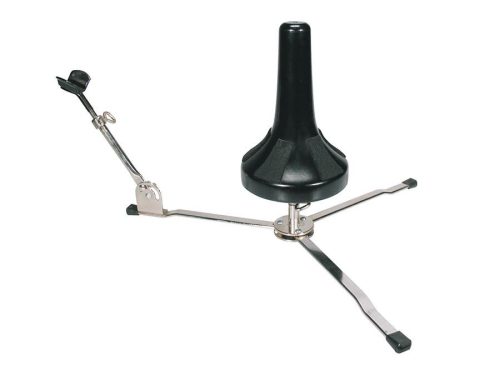 KM-151-4 König & Meyer  French horn stand, black, foldable, wooden cone, also suitable for French shaped Eb horn