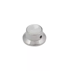 KN-261 Boston  bell knob with pearloid inlay, nickel