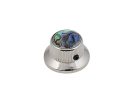 KN-262 Boston  bell knob with abalone inlay, nickel