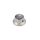 KN-263 Boston  bell knob with black pearl inlay, nickel