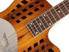 KOA12 Royall Tri Cone 12 fret resonator KOA 12, wooden body (koa), with softcase