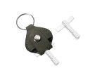 KR-45 Hayman  key ring, with leather drum key holder, without drum key