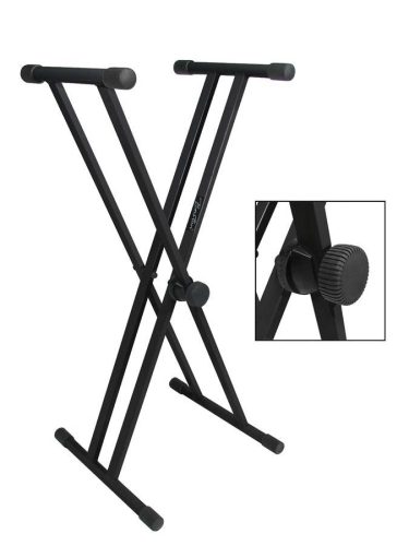 KS-205 Boston  keyboard stand, with 35cm top tubes, XX-model, twist lock, black