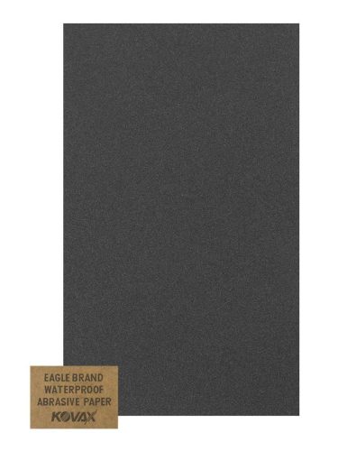 KSC180 Kovax  water proof sanding paper 180 grit (228x140mm), pack of 10 sheets