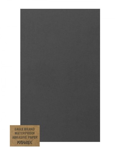 KSC600 Kovax  water proof sanding paper 600 grit (228x140mm), pack of 10 sheets