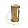 KTM04 Kangaba  small tama (talking drum), dugura wood, goat skin heads, pre-stretched rope, (approx.) 11x25cm