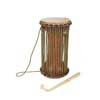 KTM05 Kangaba  medium tama (talking drum), dugura wood, goat skin heads, pre-stretched rope, (approx.)13x28cm