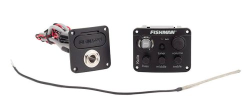 KUL-201 Richwood  replacement part Fishman Sonicore Ukulele preamp with pickup, battery box and jack output