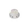 KW-160 Boston  bell knob, transparent white