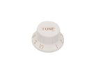 KW-244-T Boston  bell knob, Stallion, for inch type pot shaft, white, tone