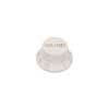 KW-244-V Boston  bell knob, Stallion, for inch type pot shaft, white, volume