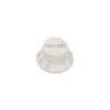KW-244-V Boston  bell knob, Stallion, for inch type pot shaft, white, volume