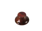 KWB-320 Boston  bell knob, wood, Stallion, with pointer, 25x14mm, bubbingga