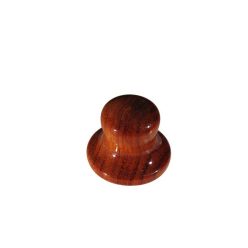   KWB-340 Boston  bell knob, wood, hat model, 25x19mm, bubingga