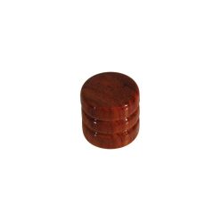 KWB-350 Boston  dome knob, wood, 2 rings, 19x18mm, bubingga