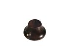 KWE-320 Boston  bell knob, wood, Stallion, with pointer, 25x14mm, ebony