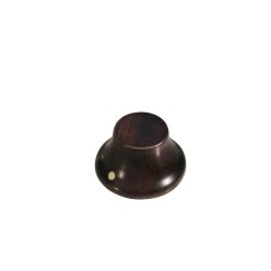   KWE-320 Boston  bell knob, wood, Stallion, with pointer, 25x14mm, ebony