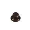 KWE-320 Boston  bell knob, wood, Stallion, with pointer, 25x14mm, ebony