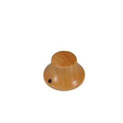   KWM-320 Boston  bell knob, wood, Stallion, with pointer, 25x14mm, maple