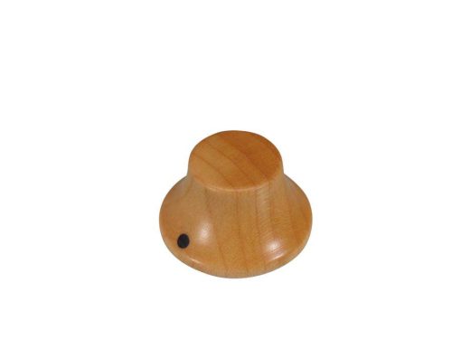 KWM-320 Boston  bell knob, wood, Stallion, with pointer, 25x14mm, maple