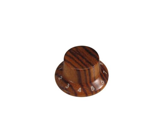 KWZ-310 Boston  bell knob, wood, Stallion, 25x13mm, zebra