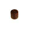 KWZ-350 Boston  dome knob, wood, 2 rings, 19x18mm, zebra