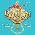 L-1-S La Bella Sweetone string set classic, clear nylon trebles & silverplated basses