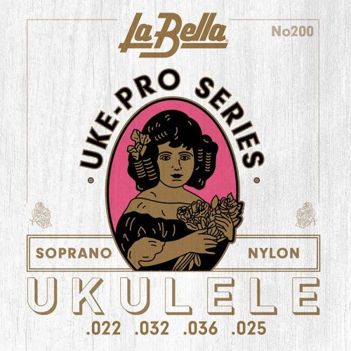 L-200 La Bella Uke-Pro Series string set soprano ukulele, rectified nylon