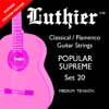 L-20 Luthier  string set classic Popular Supreme, medium tension