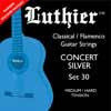 L-30 Luthier  string set classic Concert Silver, medium-hard tension