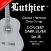 L-35 Luthier  string set classic Concert Dark Silver, medium-hard tension