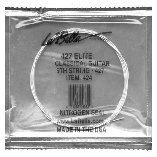 L-424 La Bella Elite A-5 string, silverplated wound nylon