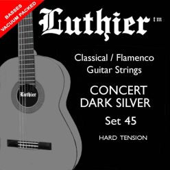   L-45 Luthier  string set classic Concert Dark Silver, hard tension